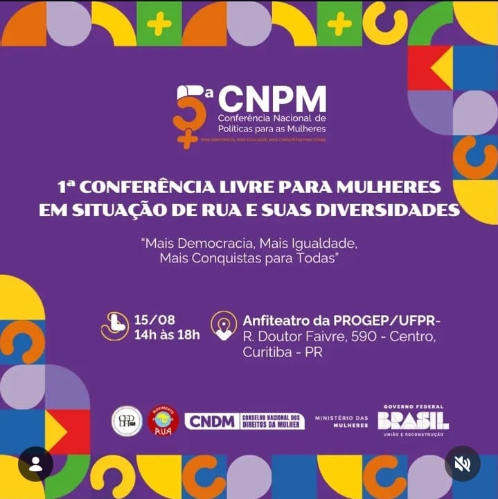 Conferência Livre de Mulheres em Situação de Rua